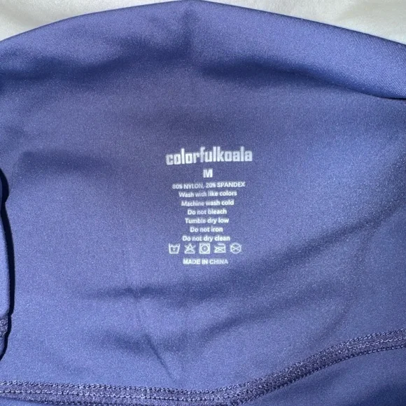 Colorful koala midnight navy leggings size Medium - Picture 4 of 4